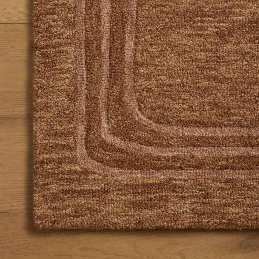 Loloi Craven Spice and Rose 7'9" x 9'9" Area Rug, , large