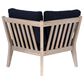 Linon Home Decor Teagon Patio Corner Chair in Navy, , large