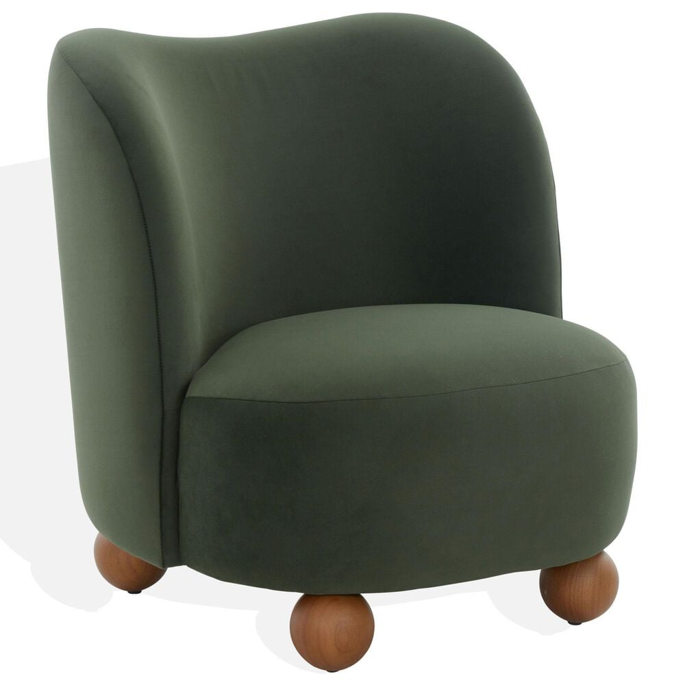 Safavieh Rodolfo Accent Chair in Olive Green, , large