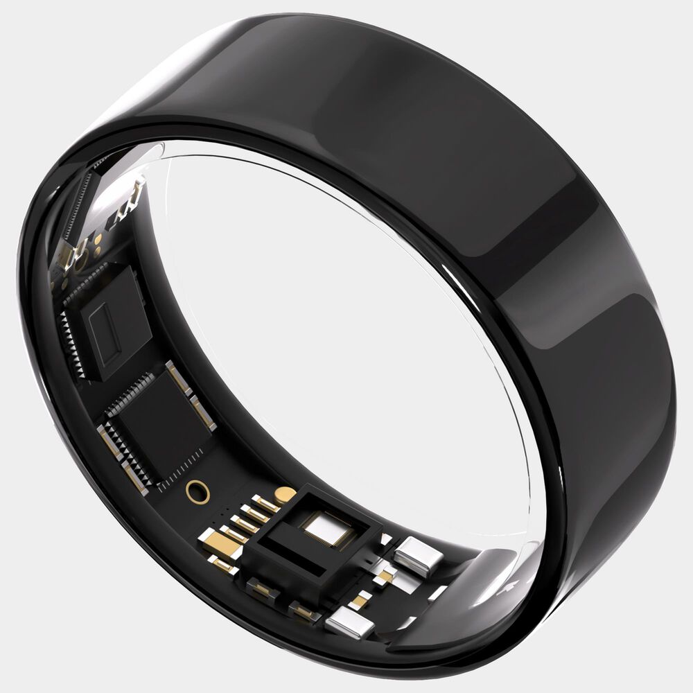 Ultrahuman Size 11 Activity Tracker Ring Air in Aster Black, , large