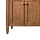 James Martin Vanities Brittany 72" Double Bathroom Vanity in Saddle Brown with Single Hole 3 cm White Zeus Quartz Top and Rectangular Sinks, , large