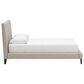 Ashley Cielden Queen Upholstered Platform Bed with Roll Slats in Tan, , large