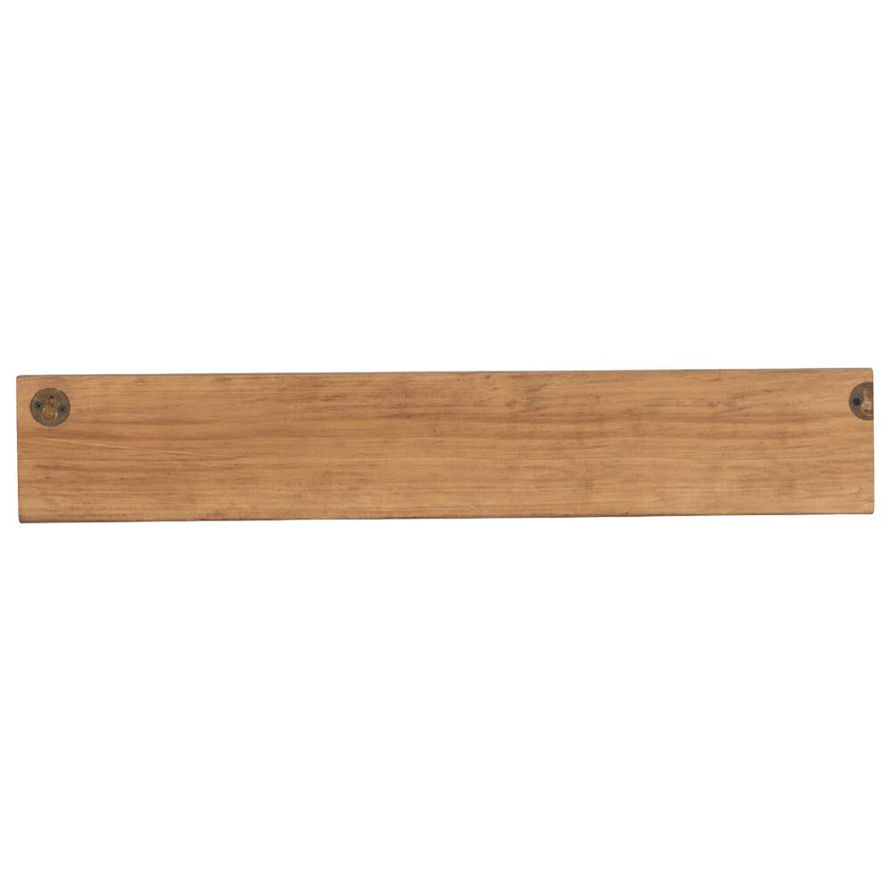 Maple and Jade Handmade Wavy Room Wall Shelf in Brown (Set of 2), , large