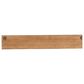 Maple and Jade Handmade Wavy Room Wall Shelf in Brown (Set of 2), , large