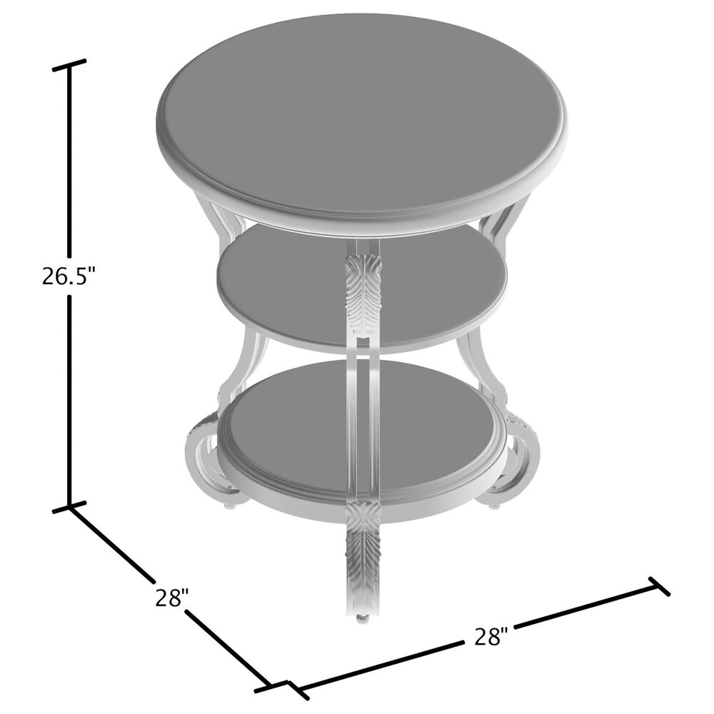 Furniture of America Mayo End Table in Brown Cherry, , large