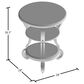 Furniture of America Mayo End Table in Brown Cherry, , large