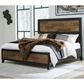 Ashley Kraeburn Queen Storage Bed in Black and Brown, , large