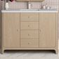 James Martin Vanities Gracyn 48" Single Bathroom Vanity in Coastal Driftwood with 3 cm White Zeus Quartz Top and Rectangular Sink, , large