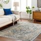 Surya Aspendos APS-2323 10" x 13"11" Teal, Mustard, Black, Medium Gray, Charcoal and Light Beige Area Rug, , large