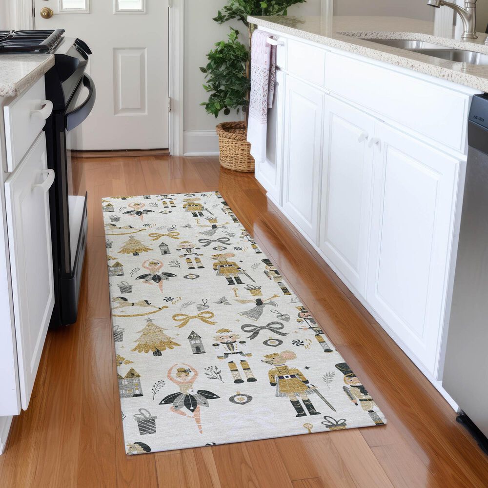 Dalyn Rug Company Wonderland WN35 Ivory 2&#39;3&quot; x 7&#39;6&quot; Runner, , large