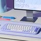 Logitech POP Icon Keys Wireless Bluetooth Keyboard in Lilac and Off White, , large