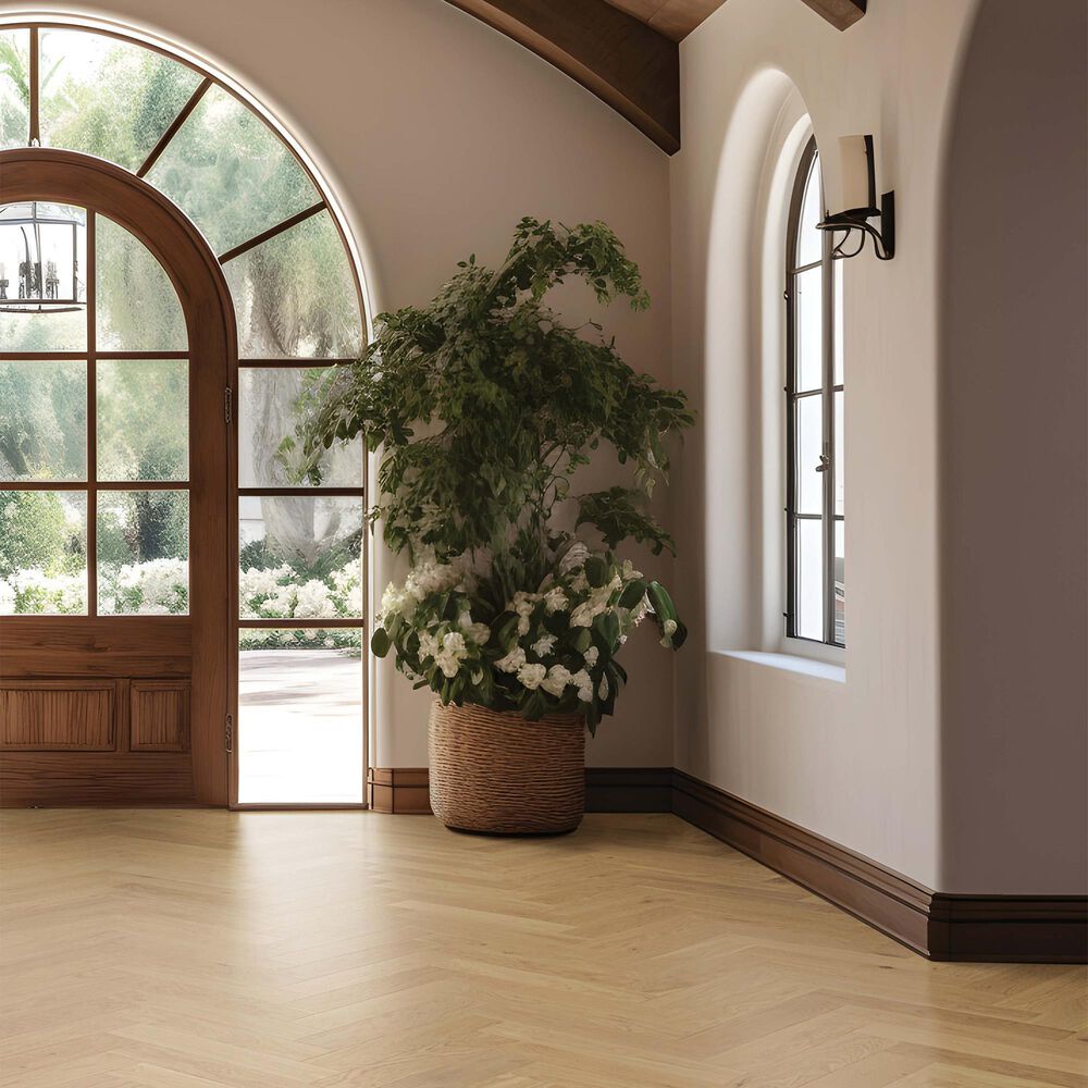 Karastan Gault Estate Herringbone Antiqued Lace Oak Engineered Hardwood, , large