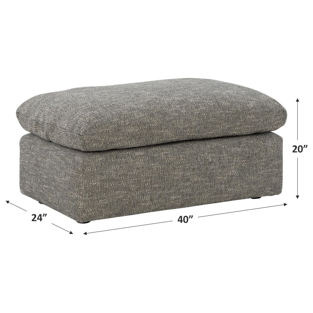 Ashley Dramatic Ottoman in Granite, , large