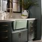Kohler Ironridge 34" Undermount Single-Bowl Farmhouse Kitchen Sinks in Aspen Green, , large