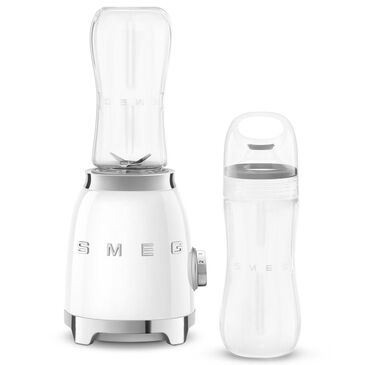 Smeg 2-Speed Personal Blender in White and Chrome, , large