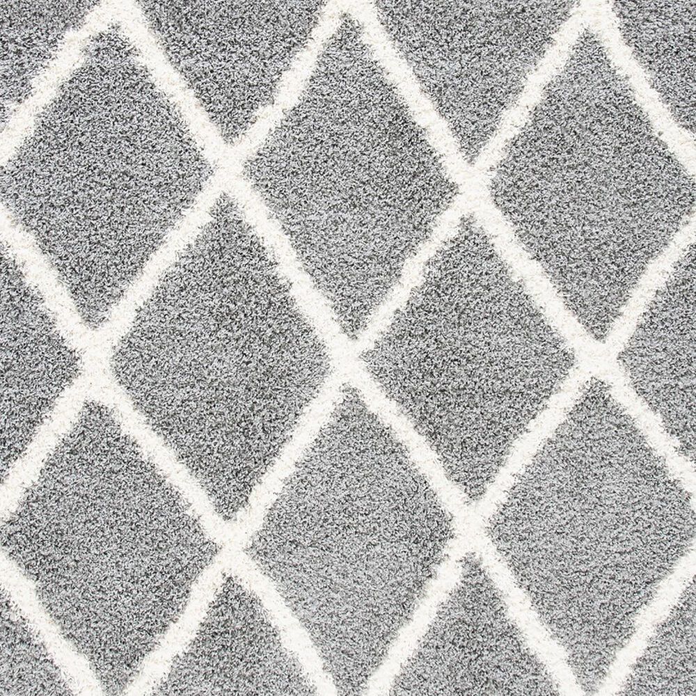 Safavieh Venus Shag VNS681J 2&#39;2&quot; x 8&#39; Grey and Ivory Runner, , large