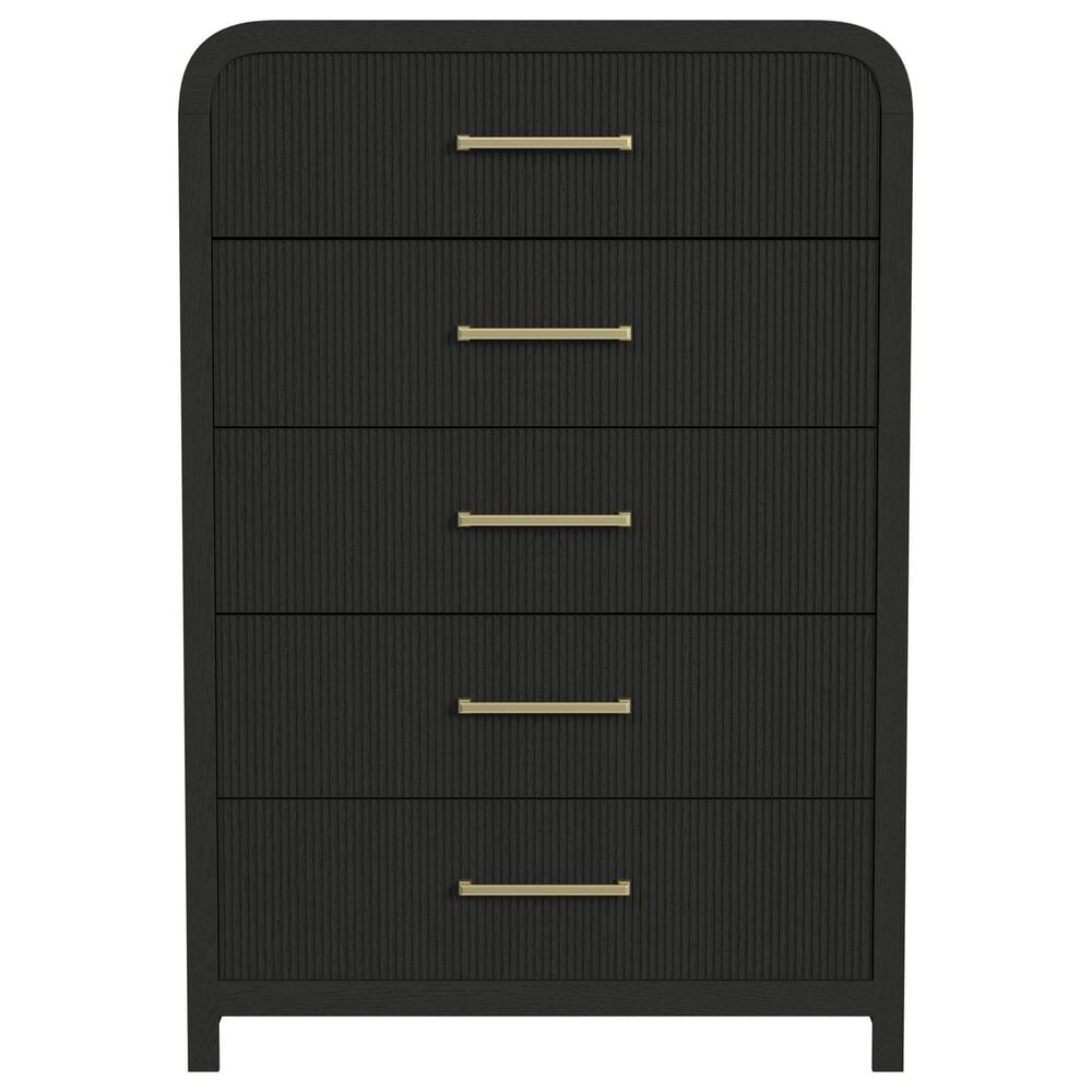 Mayberry Hill Ridgemont 5-Piece Twin Storage Bedroom Set in Black, , large