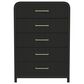 Mayberry Hill Ridgemont 5-Piece Twin Storage Bedroom Set in Black, , large