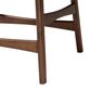 Baxton Studio Latina Counter Stool with Black Cushion in Walnut (Set of 2), , large