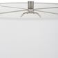 Uttermost Static Table Lamp in Black and White Glaze, , large