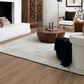 Drew and Jonathan Home Sirocco Algiers 6" x 9" Black and White Area Rug, , large