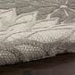 Nourison Aloha 3" x 5" Silver and Grey Indoor/Outdoor Area Rug, , large