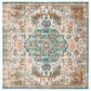 Safavieh Madison MAD447F 5" Square Grey and Light Blue Area Rug, , large