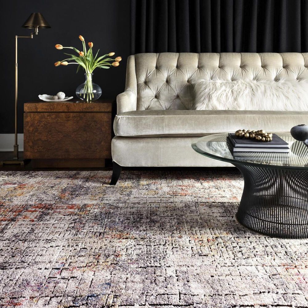 Loloi Medusa MED-07 3&#39;11&quot; x 5&#39;7&quot; Graphite and Sunset Area Rug, , large