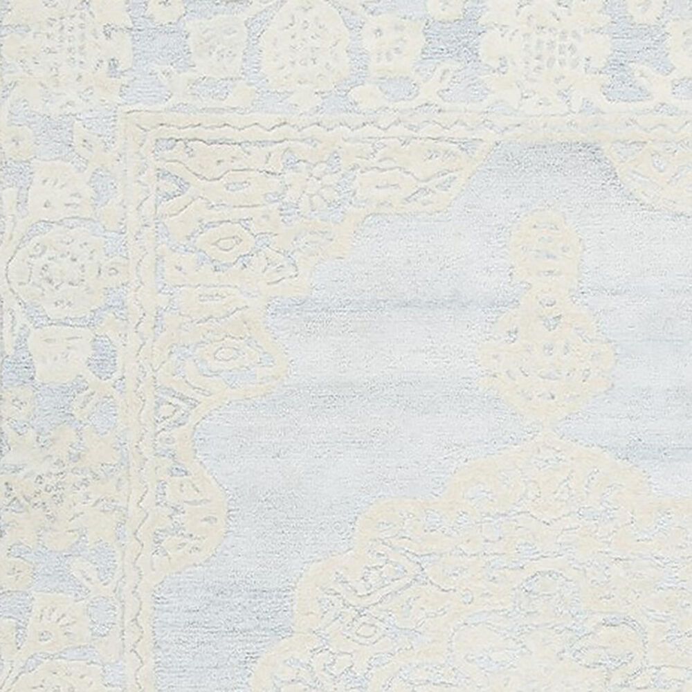 Safavieh MicroLoop MLP275A 5' Round Ivory and Gray Area Rug NFM