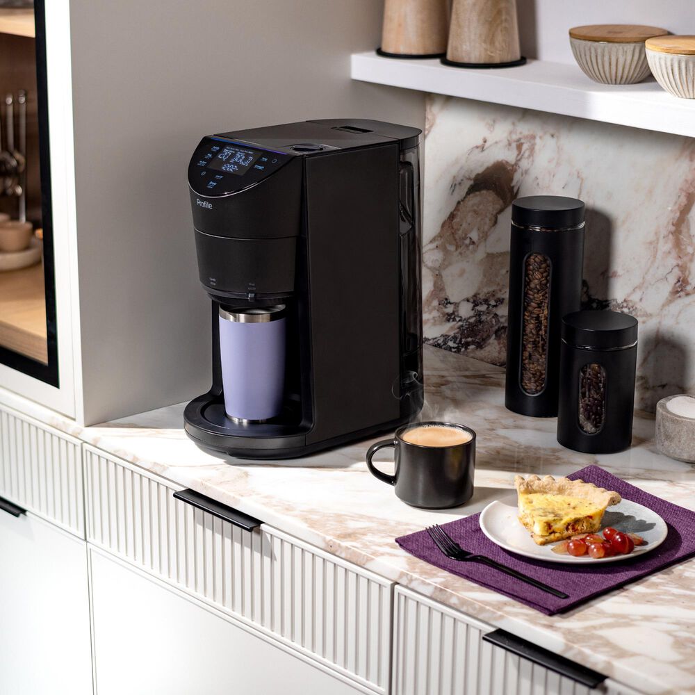 GE Profile Smart Grind and Brew Coffee Maker in Carbon Black, , large