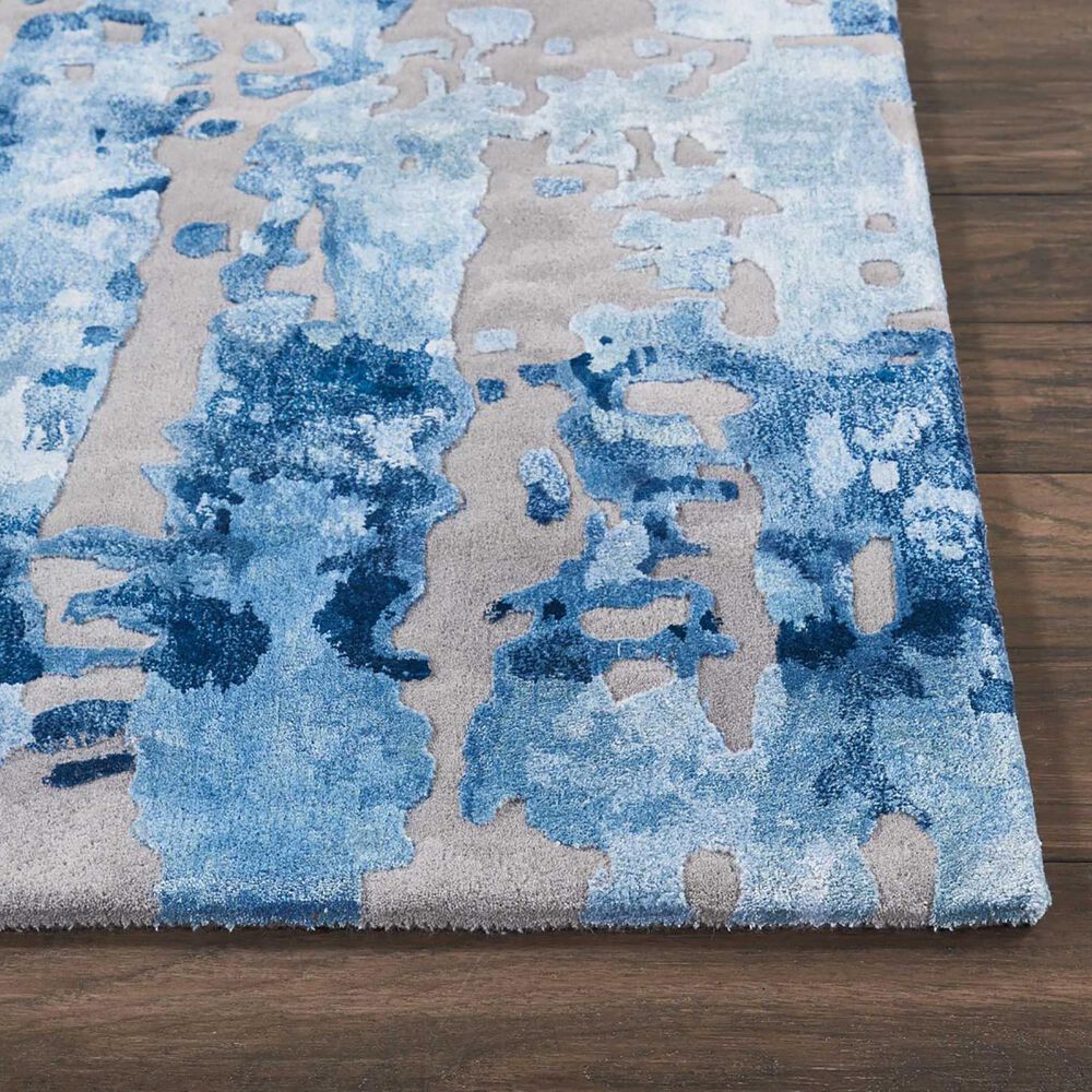 Nourison Prismatic 2&#39;3&quot; x 3&#39; Blue and Grey Area Rug, , large