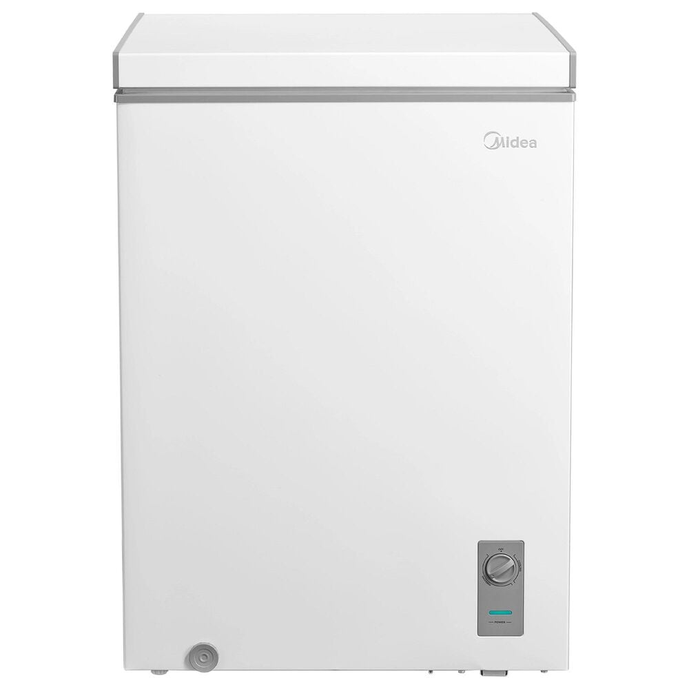 Midea 5.1 Cu. Ft. Garage-Ready Convertible Chest Freezer in White, , large