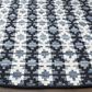 Safavieh Montauk Southwestern 4" Round Ivory, Blue and Black Area Rug, , large