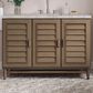 James Martin Vanities Portland 48" Single Bathroom Vanity in Whitewashed Walnut with 3 cm Victorian Silver Quartz Top and Rectangular Sink, , large
