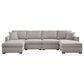 Ashley ModMax Luxe 4-Piece Symmetrical Sectional with Double Chaise in Flint, , large