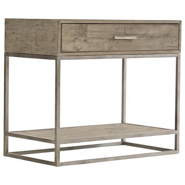 Bernhardt Highland Park Alvar Nightstand in Morel and Glazed Silver, , large
