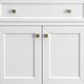 James Martin Vanities Chicago 30" Single Bathroom Vanity in Glossy White with Single Hole 3 cm White Zeus Quartz Top and Rectangular Sink, , large
