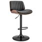 Blue River Brock Adjustable Barstool in Black and Black, , large
