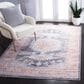Safavieh Serapi 6"7" x 9" Terracotta and Blue Area Rug, , large
