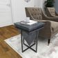Maple and Jade Frame Accent Table in Grey and Black, , large