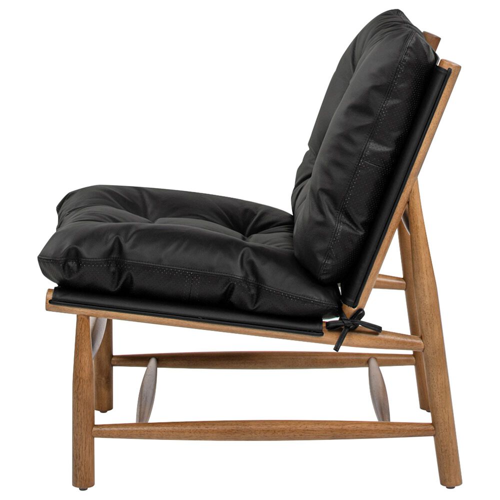 Jennifer Taylor Home Oxford Accent Chair in Noir Black, , large