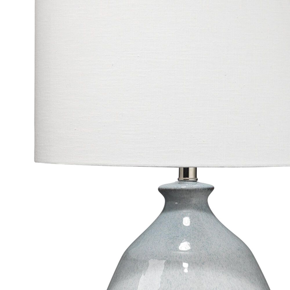 JYC Levi Table Lamp in Blue Reactive Glaze, , large