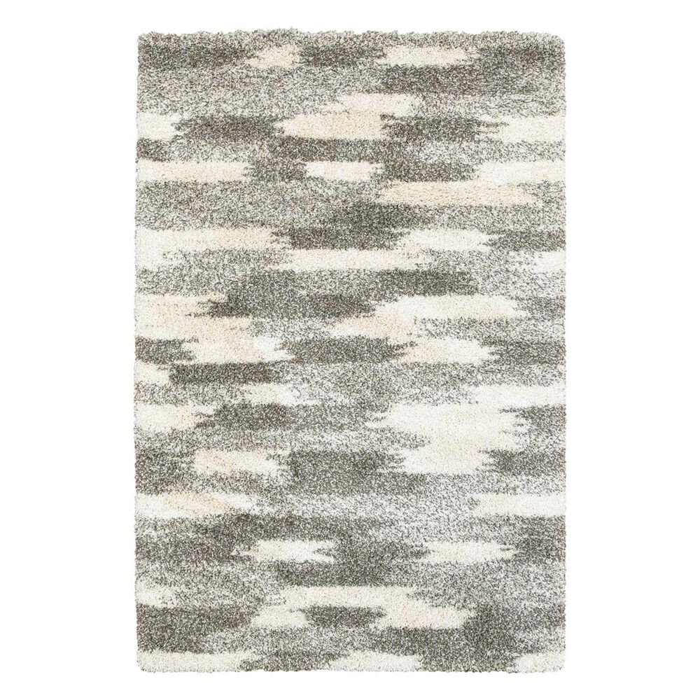 Oriental Weavers Henderson 565J 7"10" x 10"10" Grey/Ivory Area Rug, , large