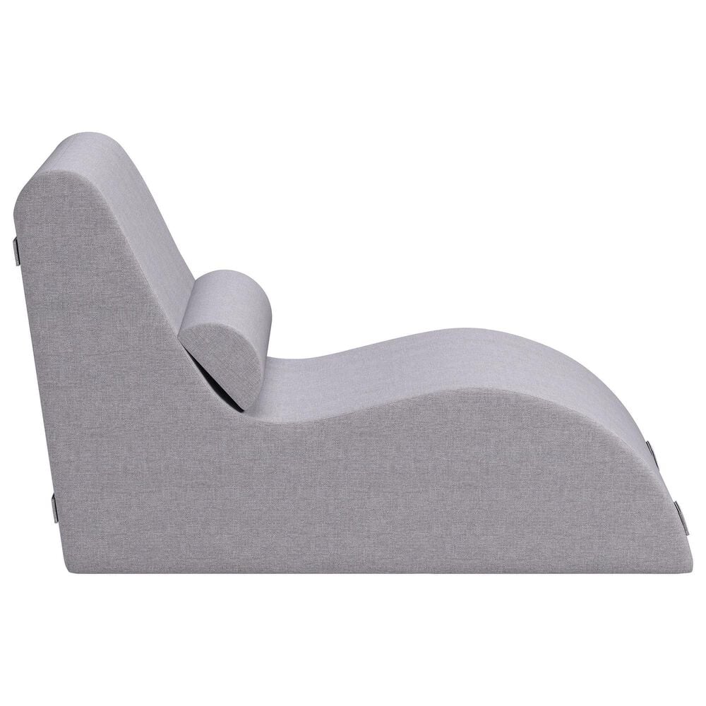 Zuo Modern Luanda Patio Chaise Lounge Chair in Gray, , large
