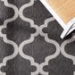Safavieh Bermuda 3" x 5" Charcoal and Ivory Indoor/Outdoor Area Performance Rug, , large