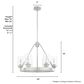 Hunter Hartland 6-Light Chandelier in Brushed Nickel, , large