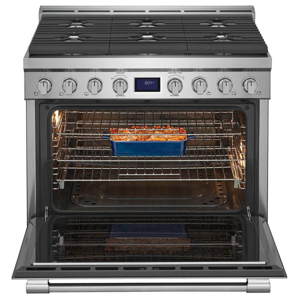 Frigidaire Professional 36&quot; Gas Range with True Convection in Stainless Steel, , large