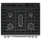 Frigidaire Gallery 2-Piece Kitchen Package with 6 Cu. Ft. Stone-Baked Pizza Gas Range and 30" Over-The-Range Microwave in Stainless Steel, , large