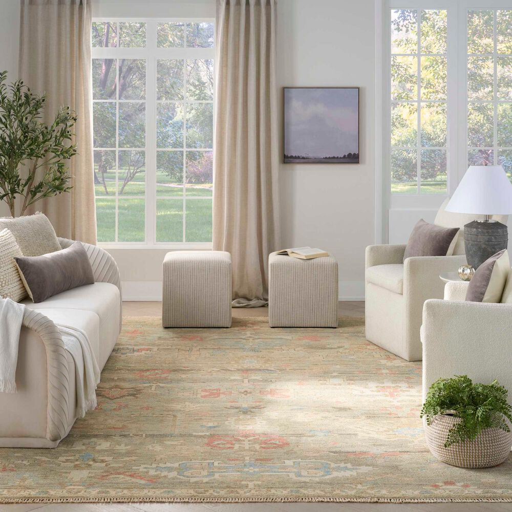 Nourison Heritage Vine HTV04 Charcoal 12&#39; x 15&#39; Area Rug, , large