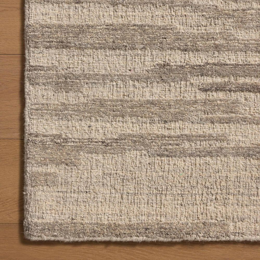 Loloi Hartley Silver and Grey 2&#39;6&quot; x 7&#39;6&quot; Runner, , large